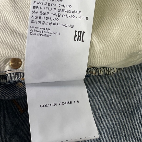 Golden Goose Karen Bootcut Jeans in Medium-Wash Denim - Picture 14 of 14